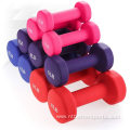 Colorful Cast Iron Vinyl coated Neoprene Dumbbell Set